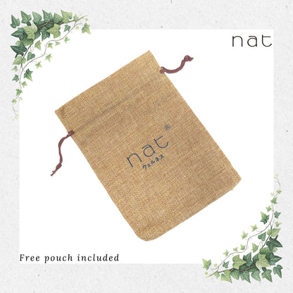 NAT PREMIUM Natural Chacate Preto Wood Hair Detangler Anti-Static Comb [9955]