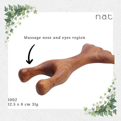 NAT Natural Peruvian Balsamo Massage Anti-Static Multifunctional Gua Sha [1002]