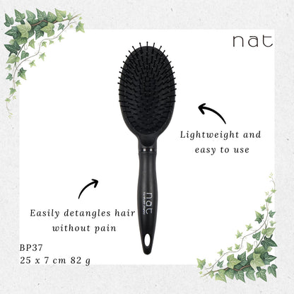 NAT PRO Professional Nylon Stylist Air Cushion Brushes with Ergonomic Grip