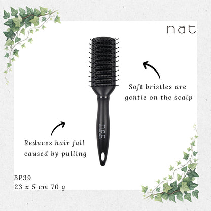 NAT PRO Professional Nylon Stylist Air Cushion Brushes with Ergonomic Grip