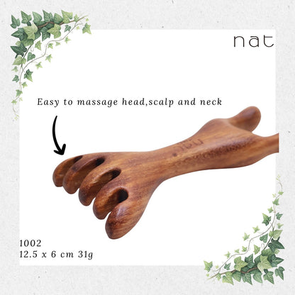 NAT Natural Peruvian Balsamo Massage Anti-Static Multifunctional Gua Sha [1002]
